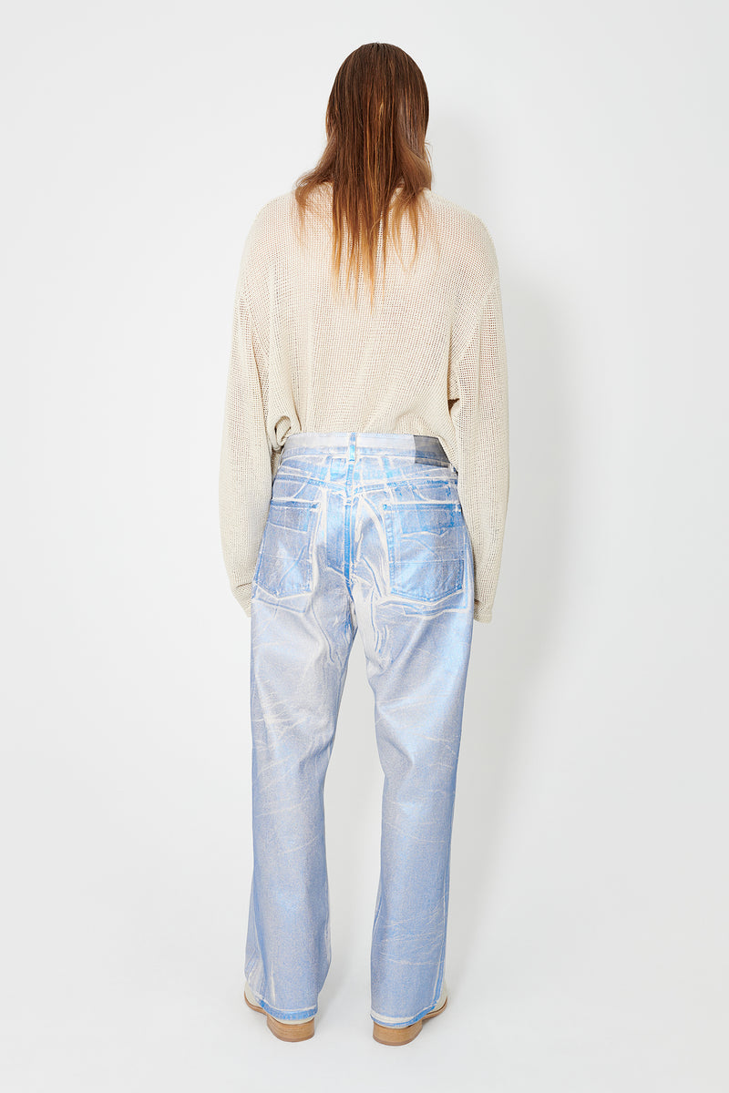 Blue Foil Third Cut Denim – MANIFESTO