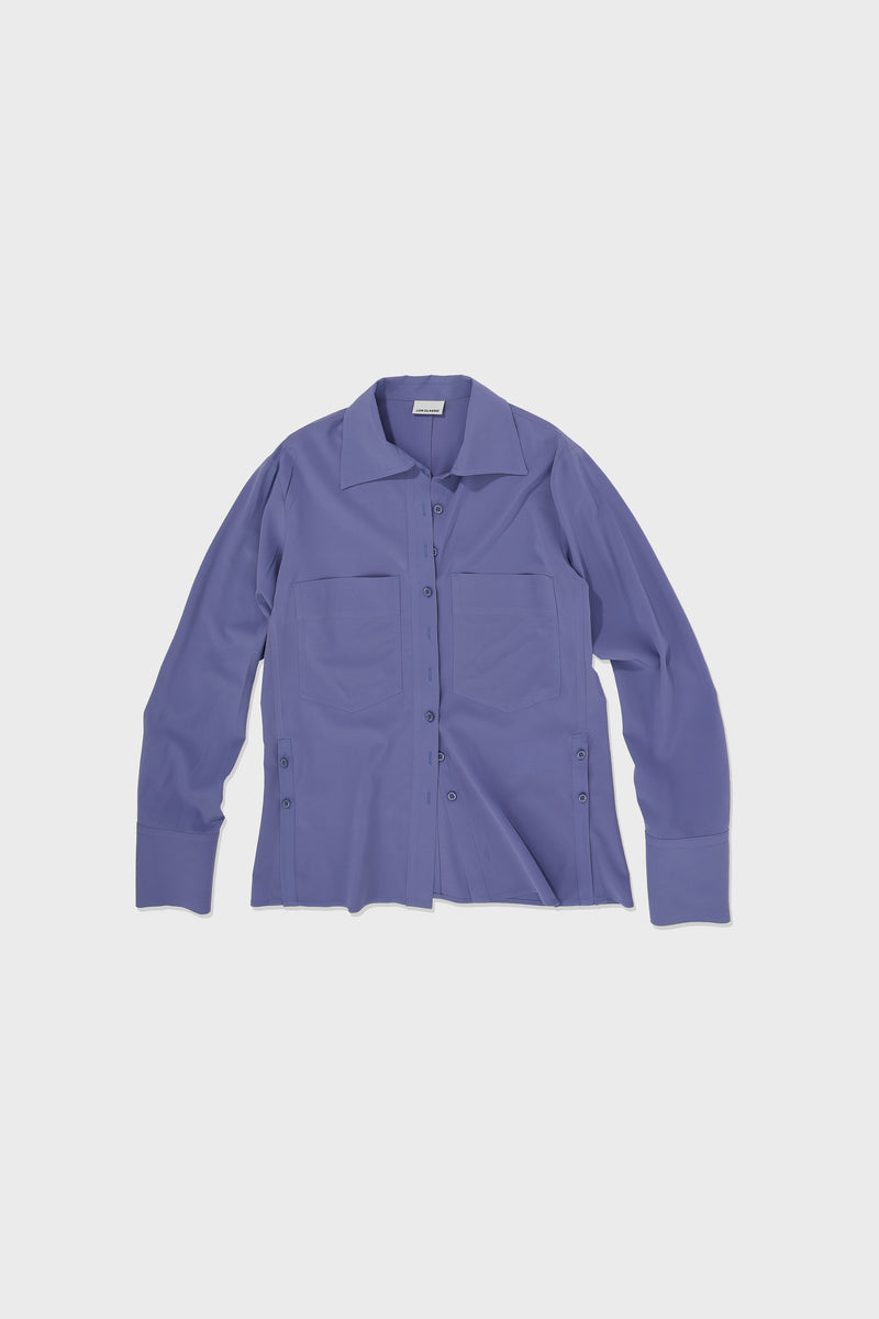 Purple Chest Pocket Shirt