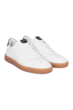 White Leather Troy Sneakers