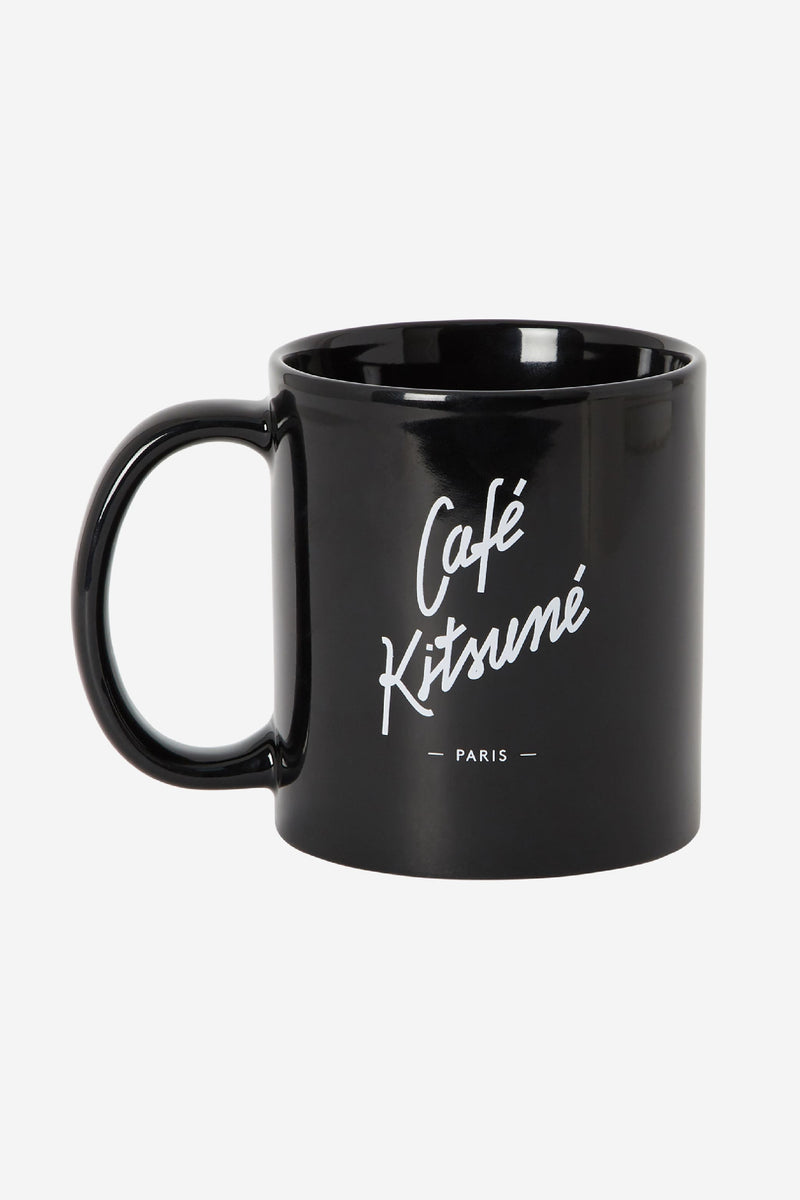 Black Cafe Kitsune Mug