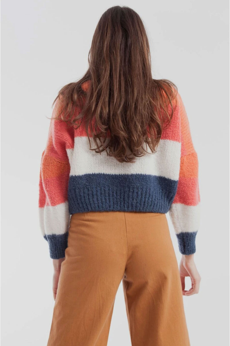Salmon Knitted Sweater
