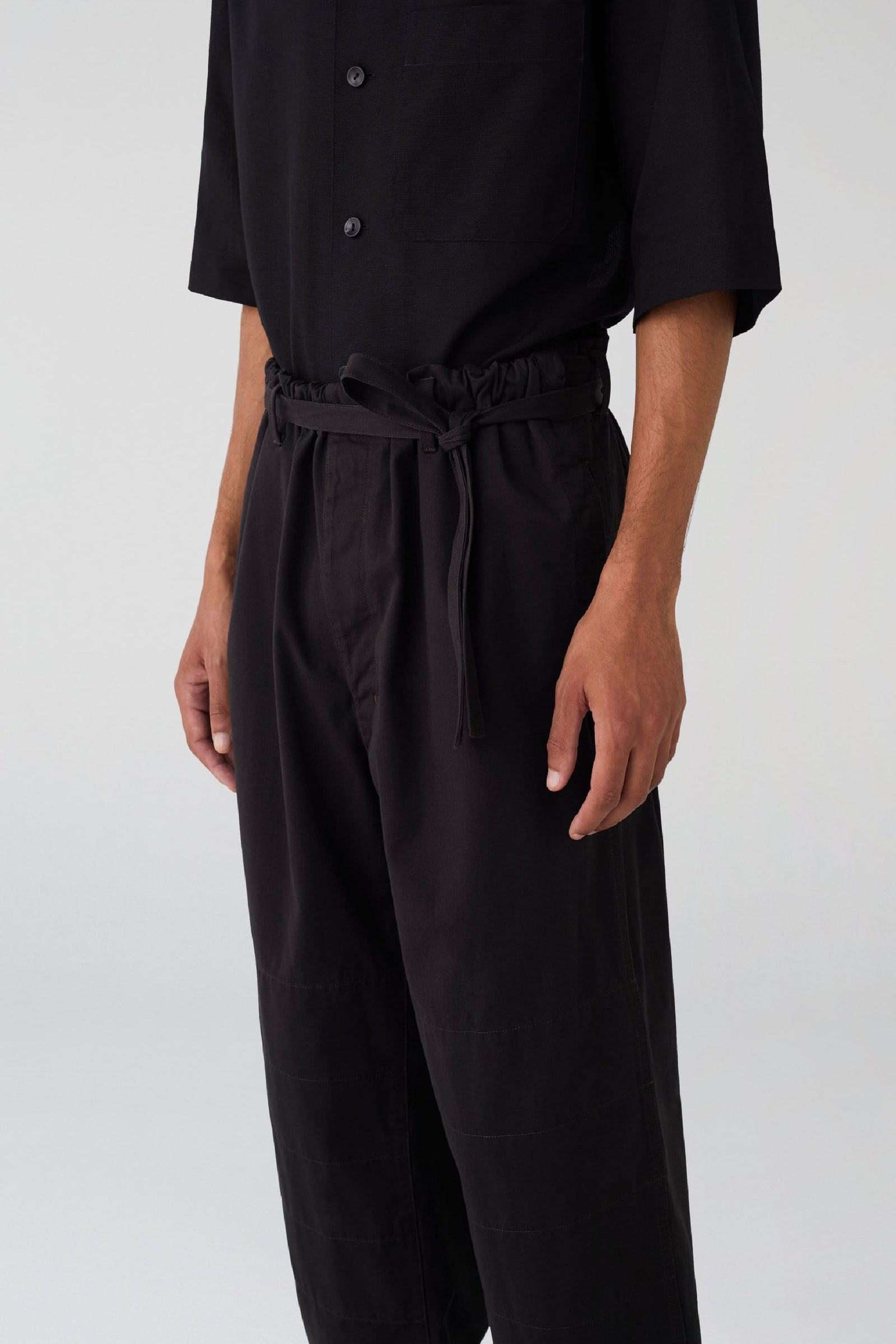 Black Drawstring Judo Pants – MANIFESTO