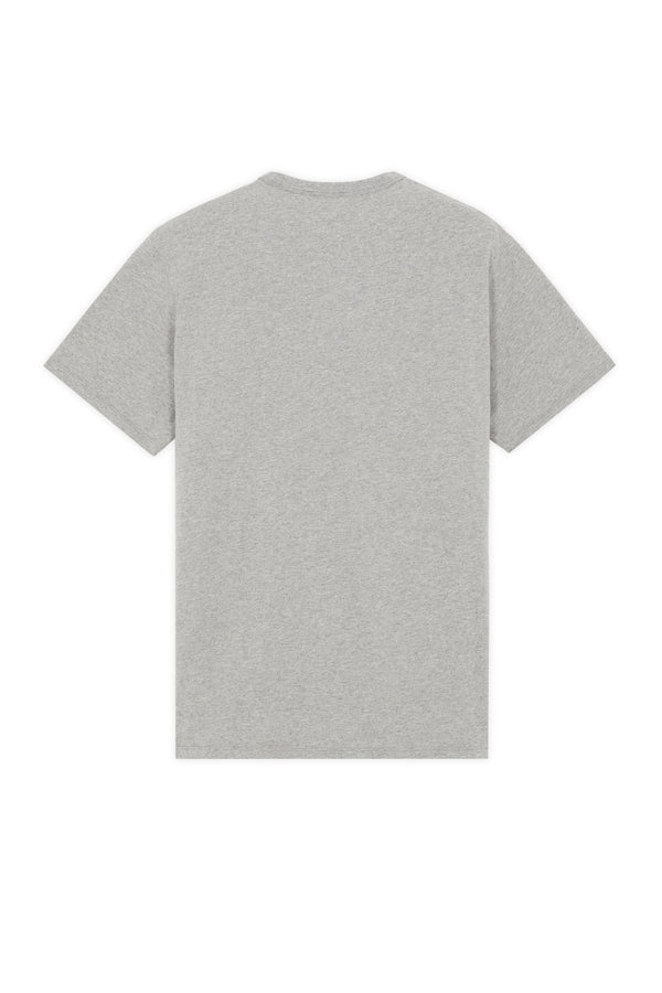 Grey Chillax Fox Patch Tshirt