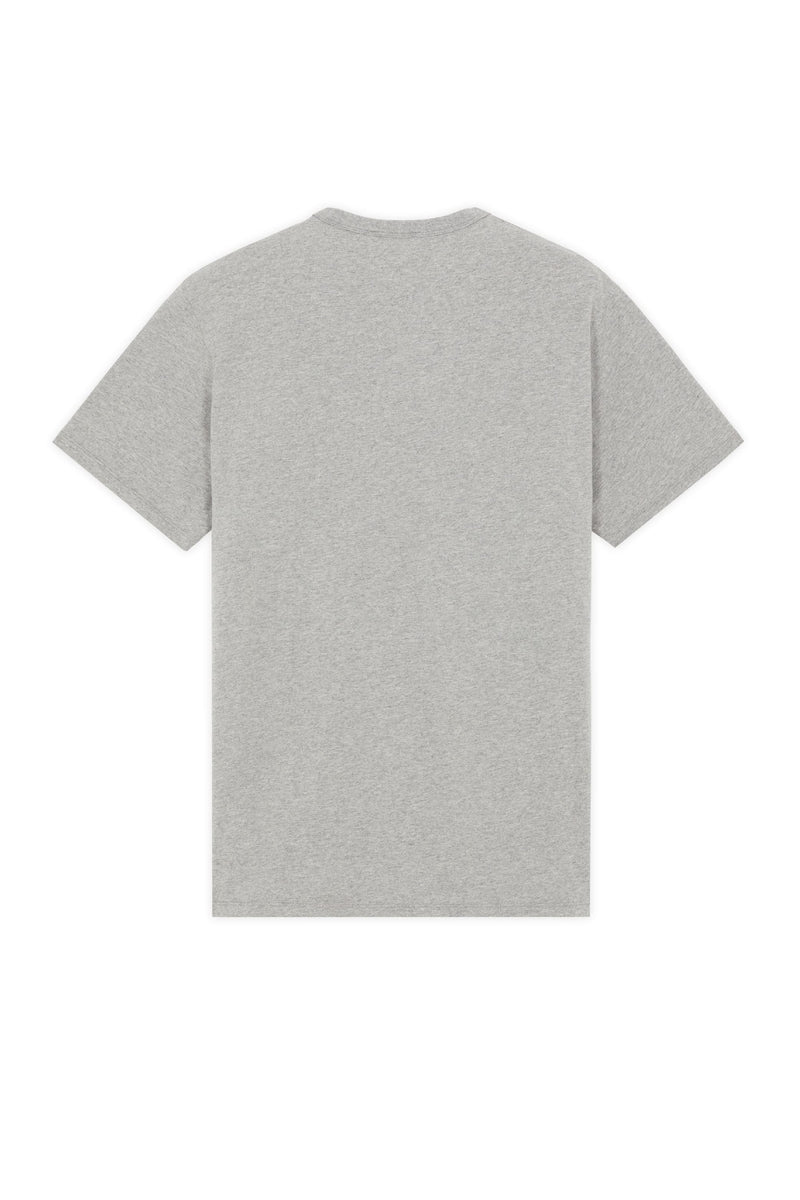 Grey Chillax Fox Patch Tshirt