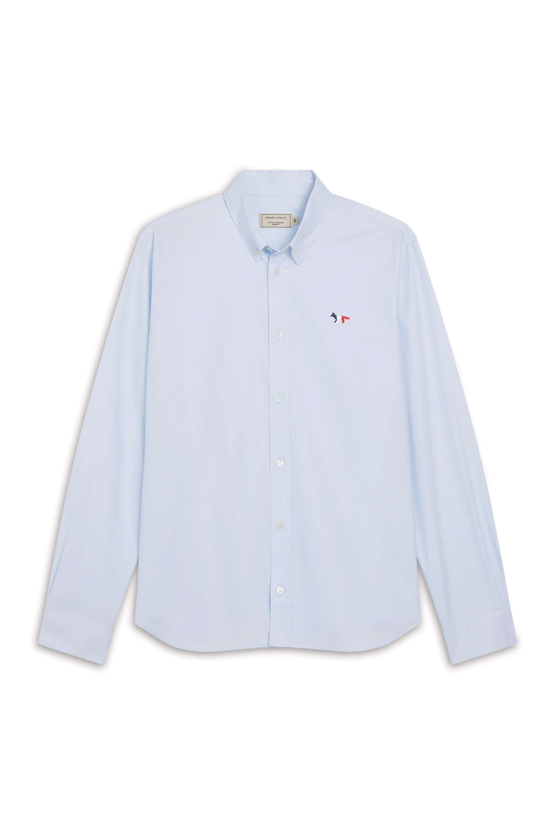 Light Blue Tricolour Fox Oxford Shirt – MANIFESTO