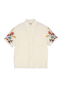 Ecru Floral Idris Shirt