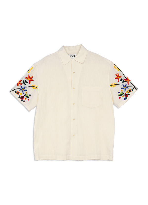 Ecru Floral Idris Shirt