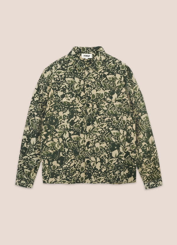 Leaf Camo Print Feather Shirt