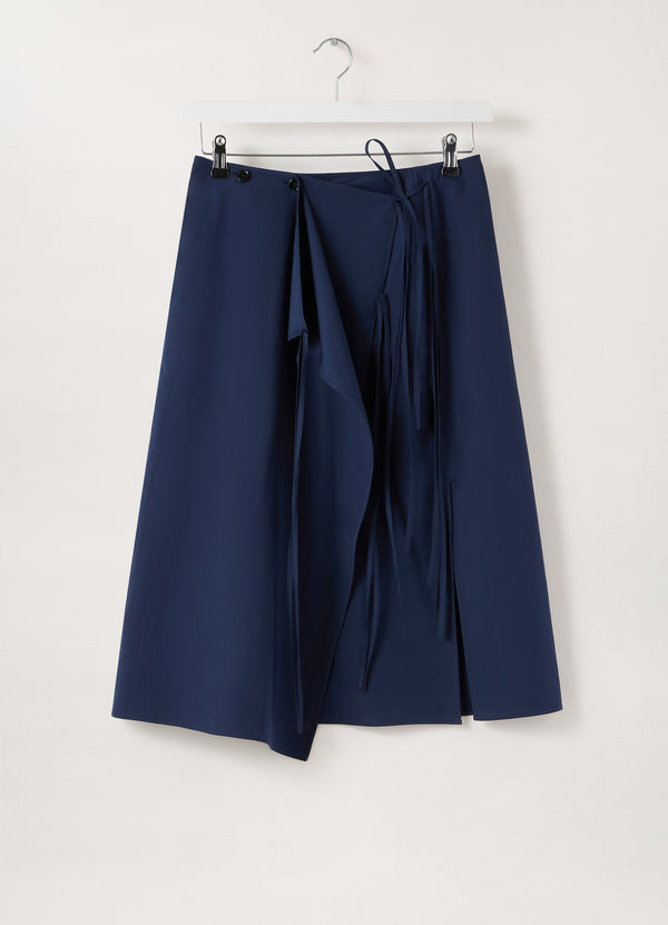 Navy Layered Soft Skirt