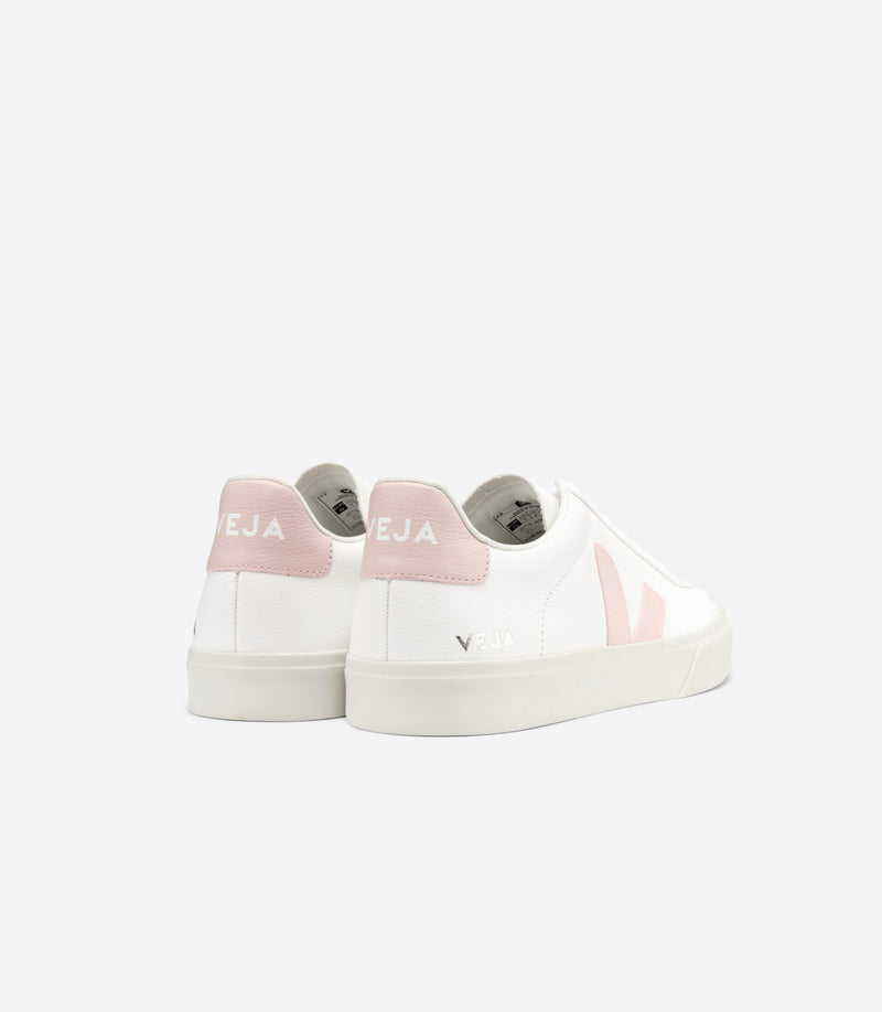 W Campo Leather White Petale Logo
