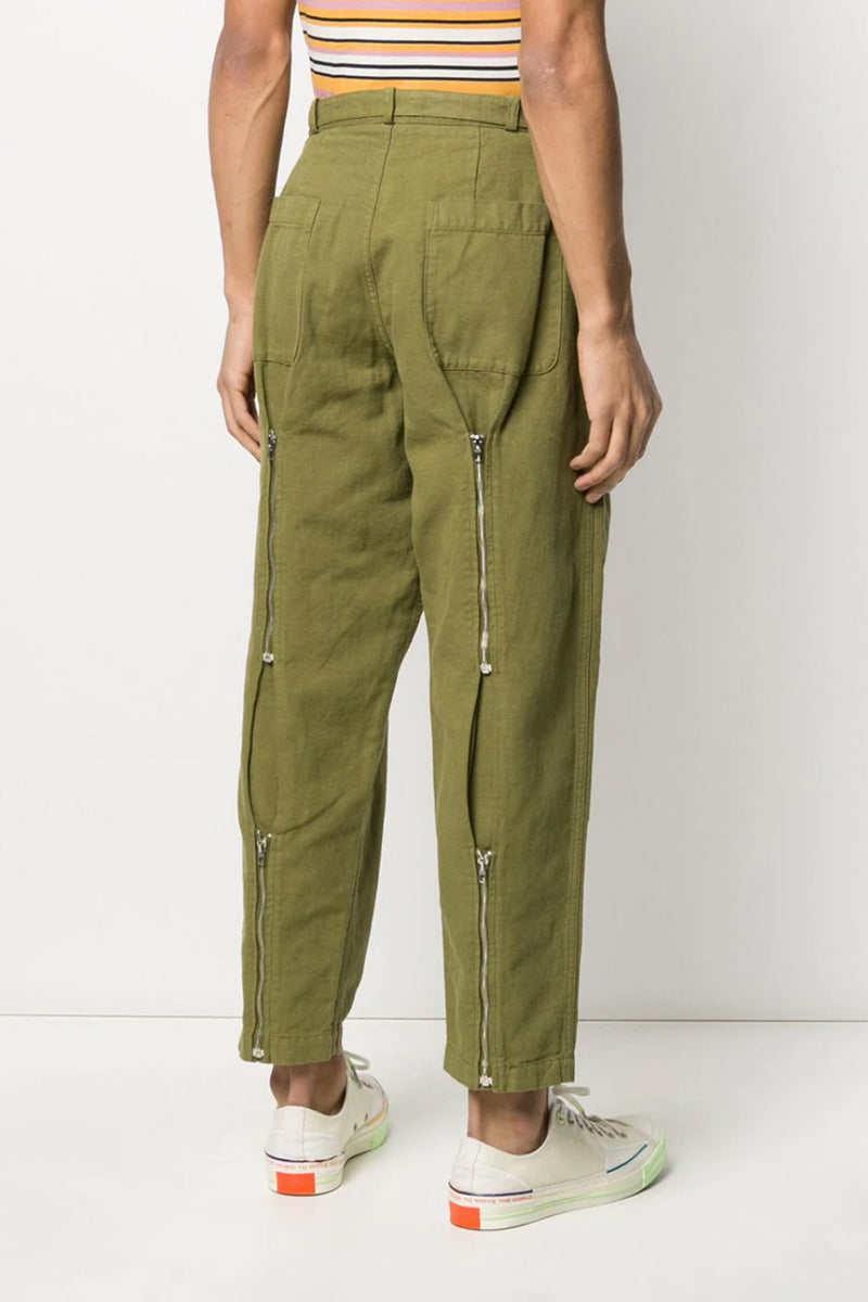 Olive Styrene Pant