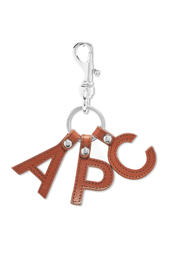 Brown APC Letters Keyring