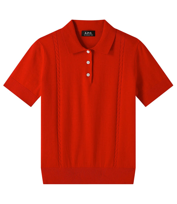 Red Sybille Polo Shirt