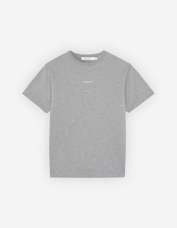 M MK Embroidery Relaxed Grey Tshirt