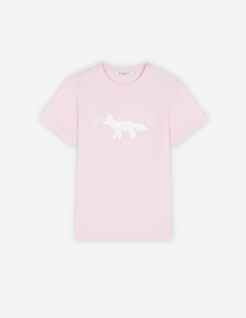 W Light Pink Fox Stamp Tshirt