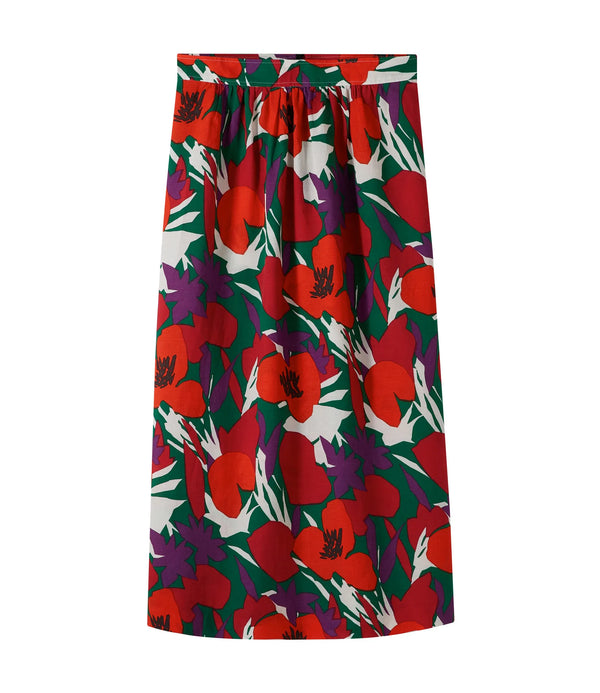 Ravenna Floral Long Skirt